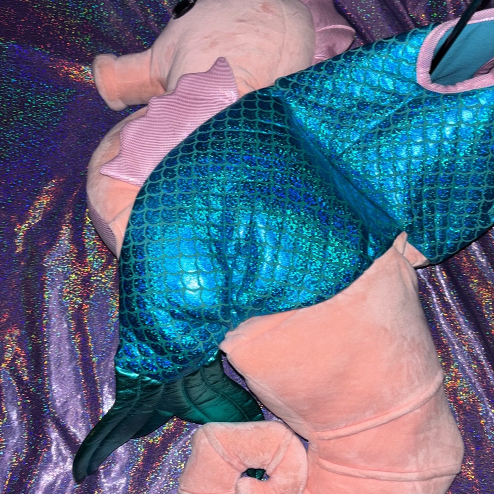 Mermaid Riding Seahorse Plush Costume - Picture 5 of 12
